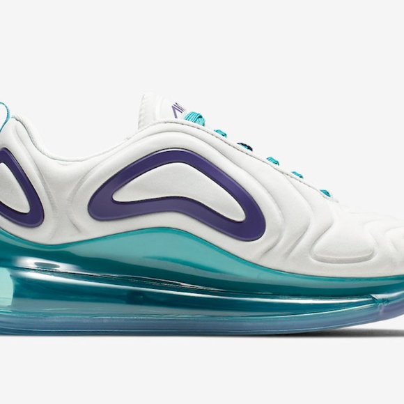 Nike Air Max 720 White Purple Spirit Teal Running - Picture 10 of 11